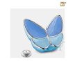 Wings of Hope Medium Urn Peal Blue and Pol Silver foto 1