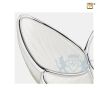 Wings of Hope Medium Urn Pearl White and Pol Silver foto 1