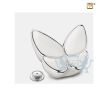 Wings of Hope Medium Urn Pearl White and Pol Silver foto 1