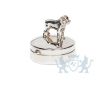 Zilveren mini urn &#039;grote hond&#039; foto 1