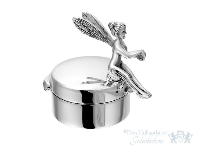 Zilveren mini urn met &#039;fee&#039;  foto 1
