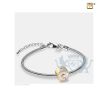 Mother of Pearl Ashes Bead Pol Gold Vermeil foto 1