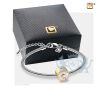 Mother of Pearl Ashes Bead Pol Gold Vermeil foto 1