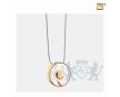 Mother of Pearl Ashes Pendant Pol Gold Vermeil foto 1