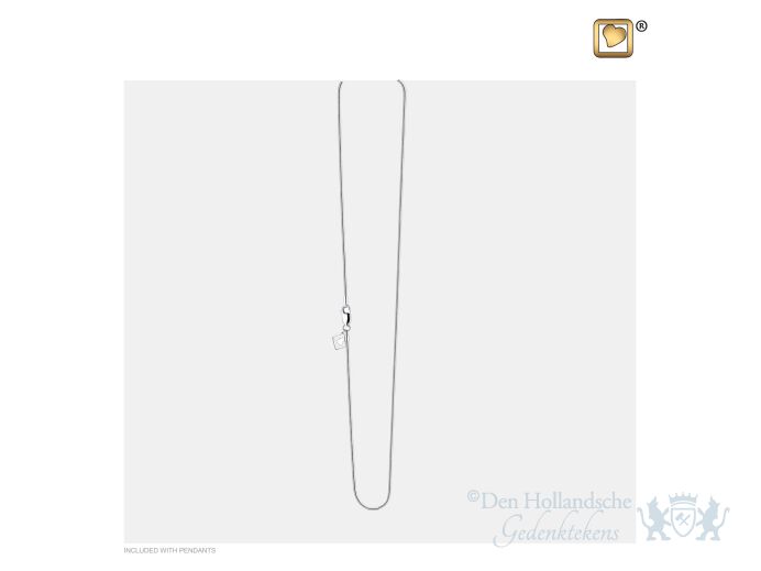 NeckChain 51cms 20Inch Accessory Pol Silver foto 1