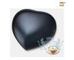 No Paws Large Heart Pet Urn Midnight foto 1