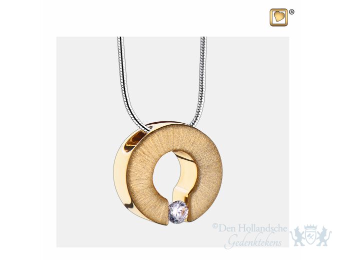 Omega Ashes Pendant Pol and Bru Gold Vermeil w/Zirconia foto 1