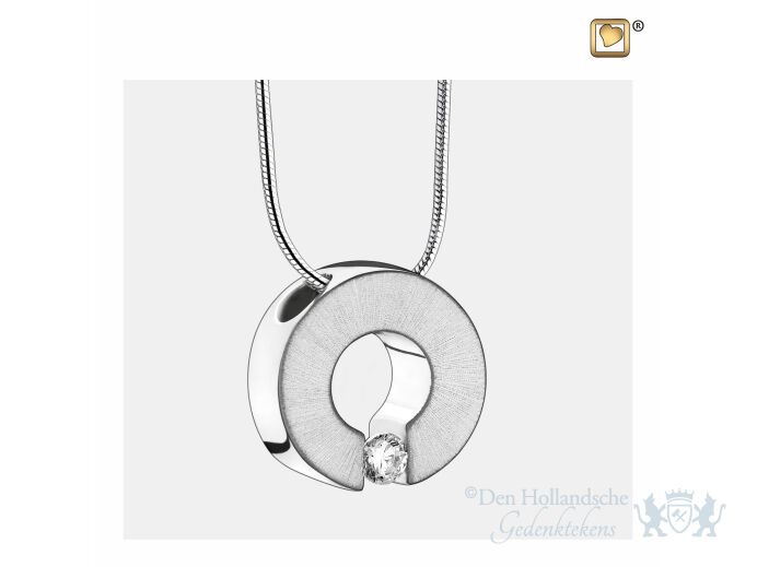 Omega Ashes Pendant Pol and Bru Silver w/Zirconia foto 1