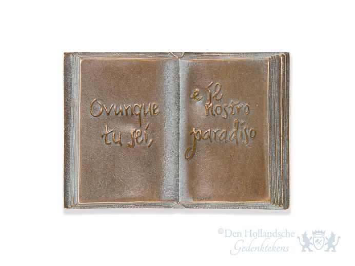 Open boek met tekst foto 1