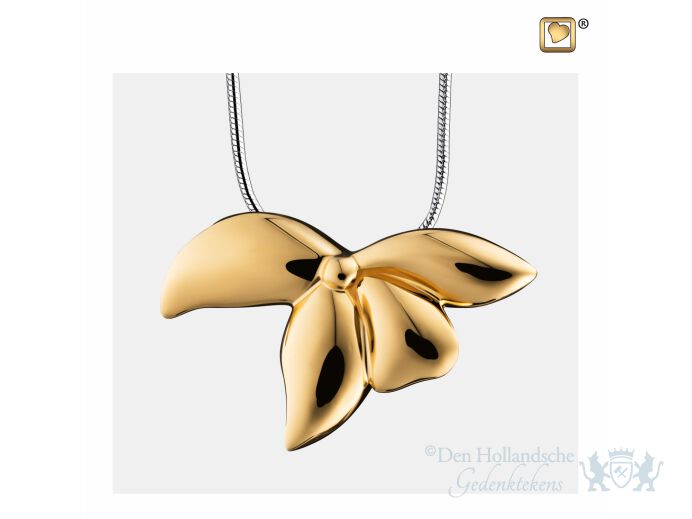Orchid Ashes Pendant Pol Gold Vermeil foto 1