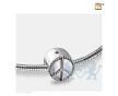 Peace Mother of Pearl Ashes Bead Pol Silver foto 1