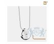 Peace Mother of Pearl Ashes Pendant Pol Silver foto 1