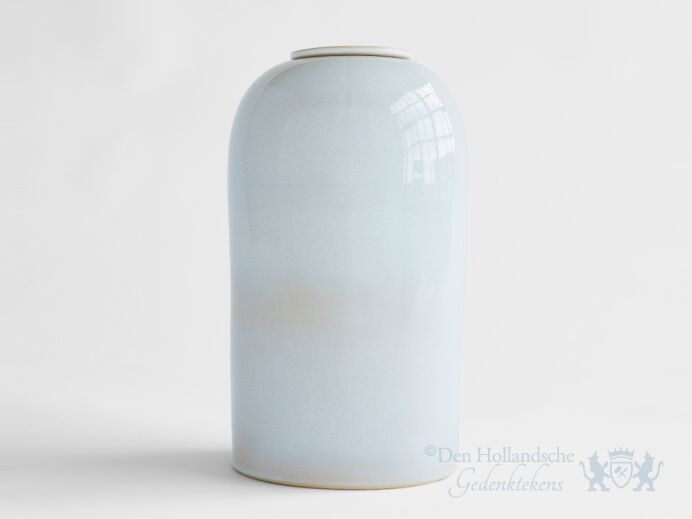 PELION &ndash; handgemaakte urn in wit keramiek foto 1