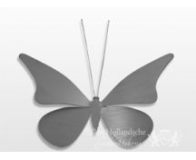 RVS vlinders op korte pen foto 1