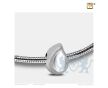 TearDrop  Ashes Bead Pol and Bru Silver foto 1