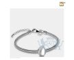 TearDrop  Ashes Bead Pol and Bru Silver foto 1