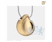TearDrop Ashes Pendant Pol and Bru Gold Vermeil foto 1