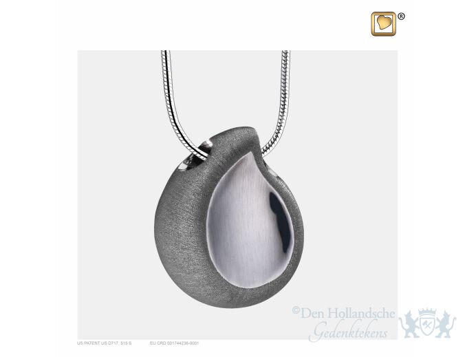 TearDrop Ashes Pendant Pol and Bru Ruthenium foto 1