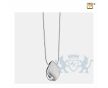 TearDrop Ashes Pendant Pol and Bru Silver w/Zirconia foto 1
