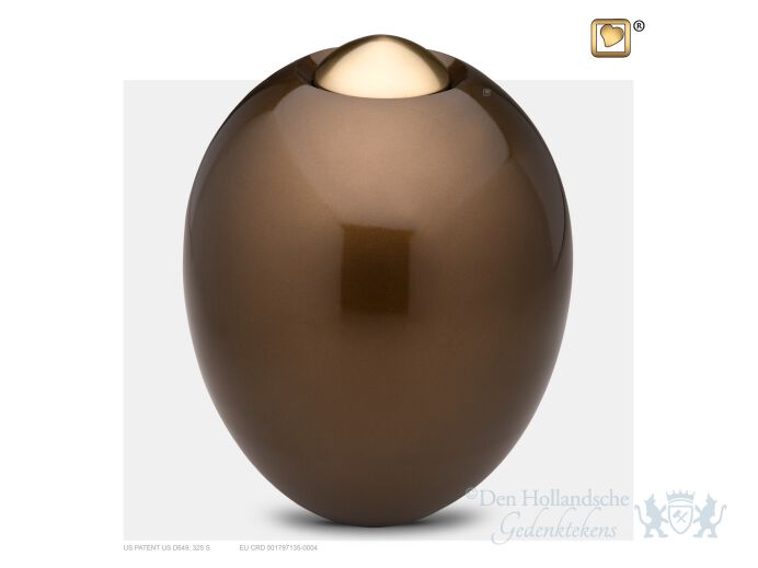 Adore Adult Urn Bronze and Bru Gold foto 1