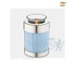 Child Tealight Urn Pearl Blue and Pol Silver foto 1