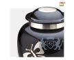 Classic Butterfly Tribute Adult Urn Midnight and Bru Pewter foto 1