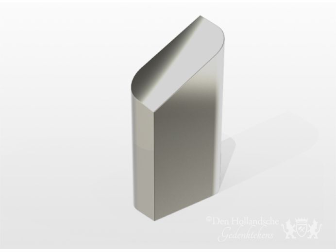 Cortenstaal urn Flame foto 1