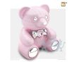 CuddleBear Child Urn Pearl Pink and Pol Silver w/Swarovski®  foto 1