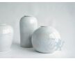 DIONA – handgemaakte urn in wit keramiek foto 1