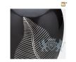 Elegant Leaf Adult Urn Midnight and Bru Pewter foto 1