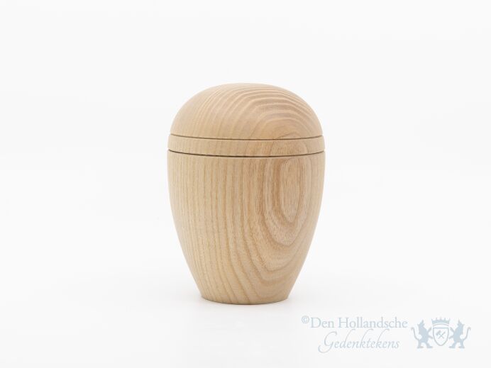 Houten urn klassiek - Naturel 0,4L foto 1