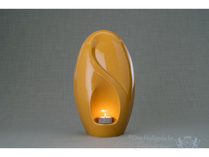 Keramische urn &quot;Eternity Amber Yellow&quot; foto 1