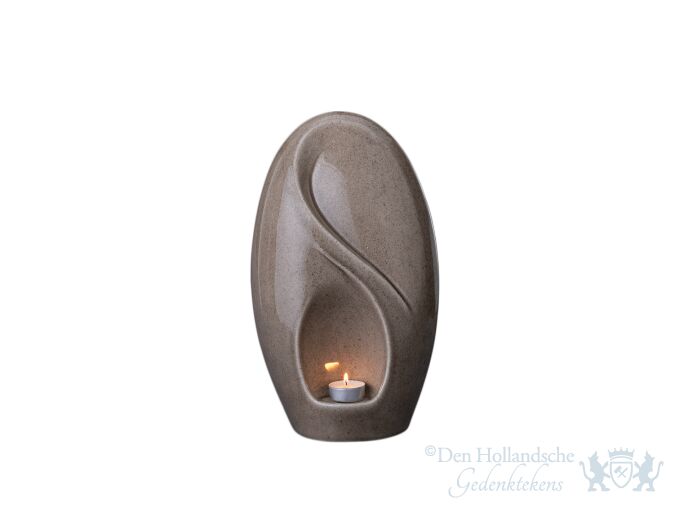 Keramische urn &quot;Eternity Beige Grey&quot; foto 1