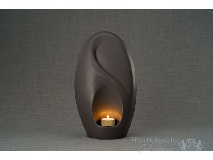 Keramische urn &quot;Grey Matte&quot; foto 1