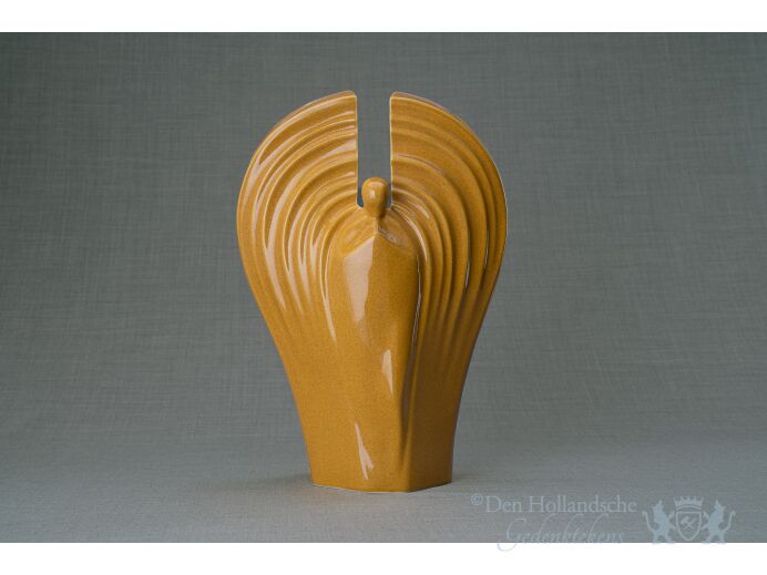 Keramische urn &quot;Guardian Amber Yellow&quot; foto 1