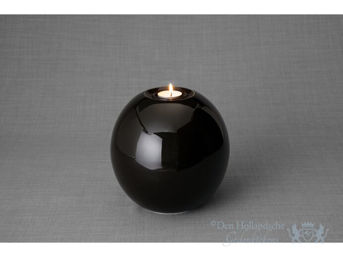 Keramische urn Harmony - zwart 3,2L foto 1