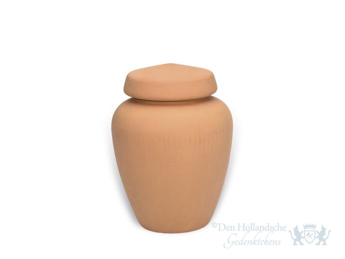 Keramische urn terracotta foto 1