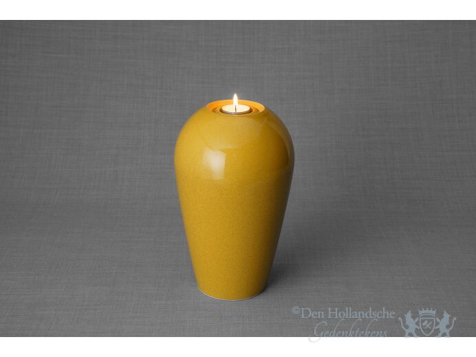Kermische urn serenity -  geel -3,3L foto 1