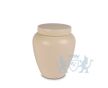 Klassieke keramische urn in mat beige 2.8L foto 1