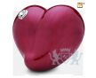 LoveHeart Adult Urn Pearl Red and Pol Silver w/Swarovski®  foto 1