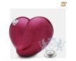 LoveHeart Adult Urn Pearl Red and Pol Silver w/Swarovski®  foto 1