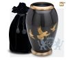 Majestic Flying Dove Adult Urn Midnight and Bru Gold foto 1