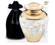 Mother of Pearl Adult Urn Pol Gold foto 1