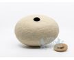 Paper Pebbles urnen van Papier - Creme wit 3,5l foto 1