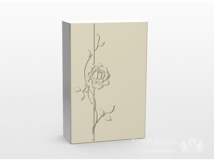 RVS urn DECOR - Roos foto 1
