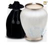 Simplicity Adult Urn Pearl White and Bru Gold foto 1