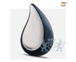 TearDrop Adult Urn Midnight and Bru Pewter foto 1