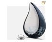 TearDrop Adult Urn Midnight and Bru Pewter foto 1