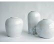 VERNO – handgemaakte urn in wit keramiek foto 1