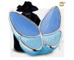 Wings of Hope Adult Urn Peal Blue and Pol Silver foto 1